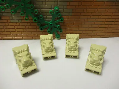 Buy (A6/4) LEGO 4x 30274 Lionhead Beige / Tan Knight's Castle 6086 Harry Potter Knight • 12.30£