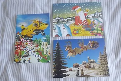 Buy LEGO Club Vintage Christmas & Birthday Cards In Excellent Condition • 6.99£