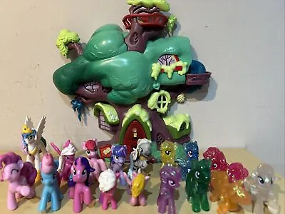Buy My Little Pony Golden Oak Library Tree House Playset 2015 With 17 Ponies • 24.50£
