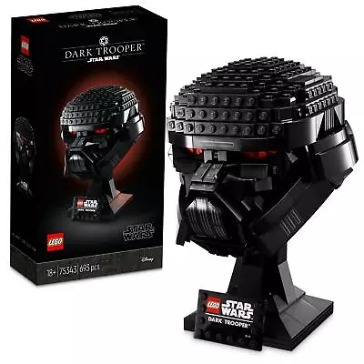 Buy LEGO Star Wars Dark Trooper Helmet 75343 - New & Sealed - FREE P&P • 79.99£