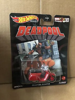 Buy HOT WHEELS RETRO Entertainment Deadpool Scooter - Combined Postage • 9.99£
