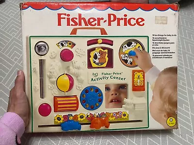 Buy Vintage 1984 Fisher Price Nursery Rhyme Activity Centre - Original BOXED • 19.95£