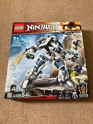 Buy Lego Ninjago Zane’s Titan Mech Battle 71738, ALL MINIFIGURES INCLUDED • 40.99£