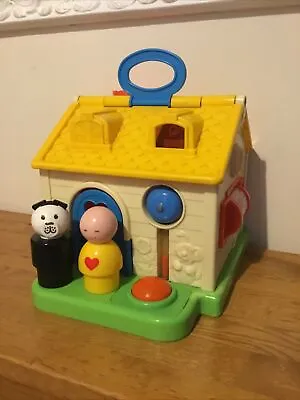 Buy Fisher Price 1984 Vintage House Little People Discovery Cottage Activity Toy • 19.99£