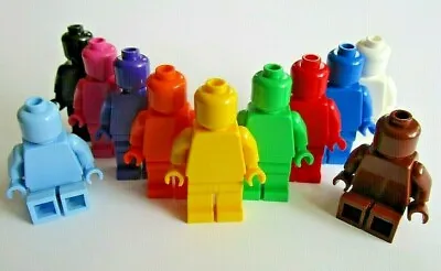 Buy LEGO Monochrome Minifigure - Choose Colour NEW Design ID 3626, 76382, 73200 • 6.99£
