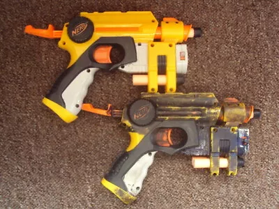 Buy Nerf 2 X Firestryke With Laser Sights Vgc • 10.99£