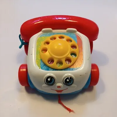 Buy Fisher Price, Mattel, Kids Pull-String Walking Telephone Phone Toy - Retro • 3£