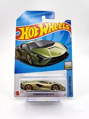 Buy Hot Wheels 2022 Mainline Lamborghini Sian FKP 37 Factory Fresh Long Card  • 6.99£