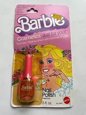 Buy 1980 Barbie * Barbie Cosmetics Nail Polish  Mattel * Sealed Package NM/MT * Rare • 23.62£