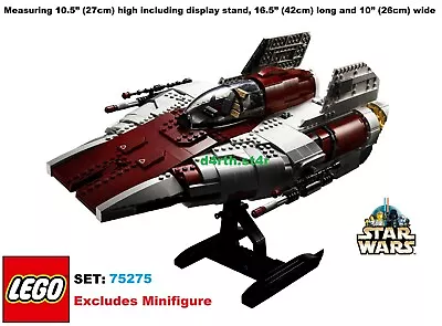 Buy 🌟EXCELLENT CONDITION🌟 Lego Star Wars 75275 A-Wing Starfighter UCS 🌟NO_FIGS🌟 • 179.95£