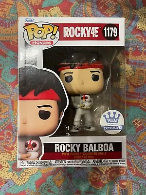 Buy Funko Pop Movies Rocky 45th Balboa With Chicken Exclusive 1179 AVAILABLE NEW • 65.11£