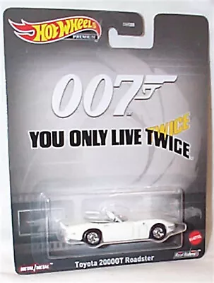 Buy James Bond Toyota 2000GT Roadster Real Riders Hot Wheels HKC27 New Blister Pack • 16.95£