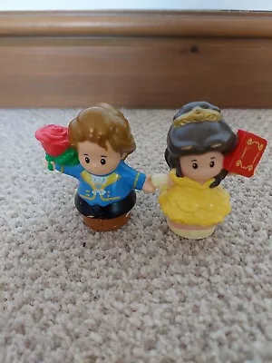 Buy Fisher Price Little People Disney Beauty And The Beast Bell And Adam Figurines • 0.99£