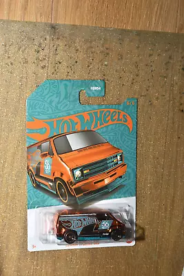 Buy Hot Wheels Pearl & Chrome Custom '77 Dodge Van Gold US Exclusive HVX09 CHASE NEW • 25£