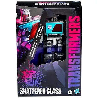 Buy Hasbro Pulse Transformers Shattered Glass Voyager Blaster Rewind Action Figure • 73.14£
