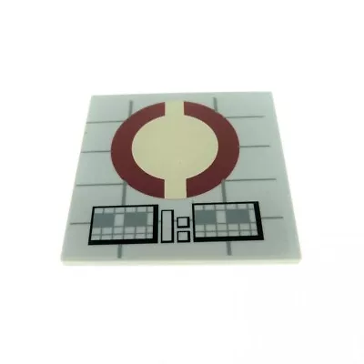 Buy 1x LEGO Tile 6x6 New-Light Grey Construction Plate Smooth Sticker Star Wars Logo 8039 68 • 4.91£
