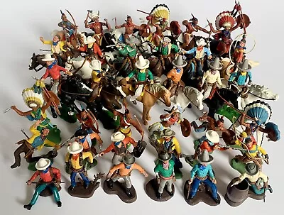Buy Britains Swoppets Indians, Series 1 & 2 Cowboys - Full Set In Superb Condition • 449£
