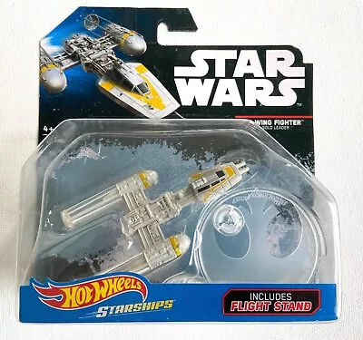 Buy  Star Wars Y-WING FIGHTER - GOLD LEADER - By Hot Wheels Die Cast Toy • 3£