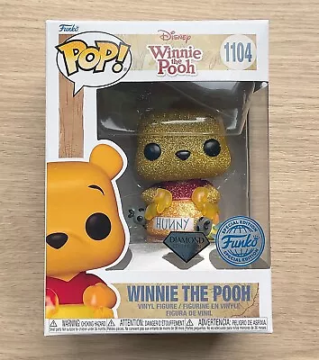 Buy Funko Pop Disney Winnie The Pooh In Hunny Pot Diamond Glitter #1104 + Protector • 34.99£