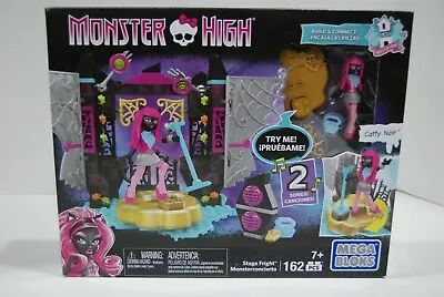 Buy Monster High Stage Fright Building Blocks MEGA BLOKS Playset 162 Pcs Catty Noir • 28.42£
