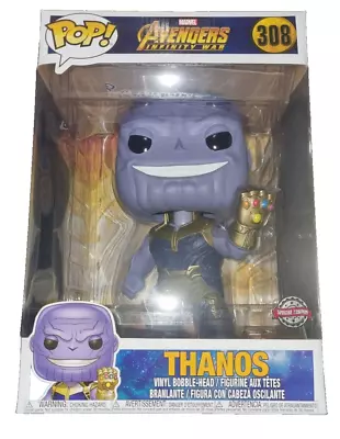 Buy Funko POP #308 Thanos - 10 Inch - Marvel - Avengers Infinity War - Well Packaged • 19.99£