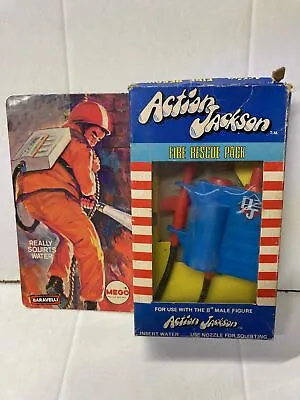 Buy Mego Action Jackson FIRE RESCUE PACK For 8  Action Figure Doll MIB, 1971 Vintage • 23.55£