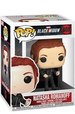 Buy BNIB! Funko Pop! Marvel Black Widow-Natasha Romanoff Bobble-head Figurine #603 • 14.47£