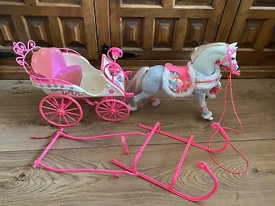 Buy Barbie Horse Blizzard With Carriage 90s Sled Ski Fun With Horse • 94.18£