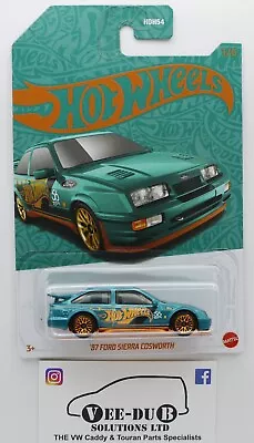 Buy Hot Wheels Pearl & Chrome '87 Ford Sierra Cosworth US Exclusive 2024 HVX04 NEW • 15.49£