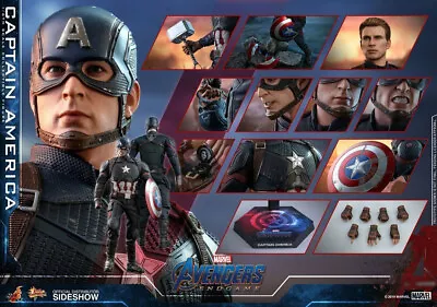 Buy Marvel: Avengers Endgame - Captain America 1/6 Hot Toys Mms536 • 256.55£