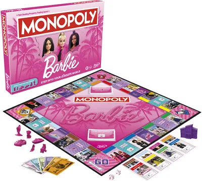 Buy Hasbro Gaming - Monopoly: Barbie Edition Board Game [New ] Table Top Game, Boa • 28.28£