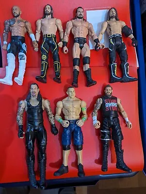 Buy WWE Bundle Of 7 Figures And Accessories Mattel Undertaker, Cena, Owens, Styles • 7.49£