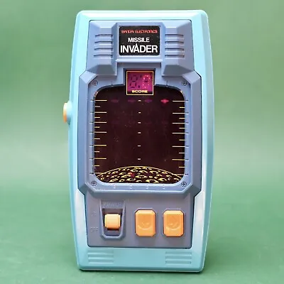 Buy Vintage Bandai Missile Invader 1980s Handheld Game Working. • 50£