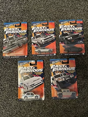 Buy Fast And Furious Hot Wheels Decades Of Fast 2024 Full Set • 20£