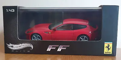 Buy Hot Wheels Elite Ferrari 1:43 Red FF New MIB • 35£