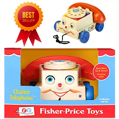 Buy Fisher Price Classic Chatter Phone Retro Telephone Original Toy - New In Boxed • 14.99£