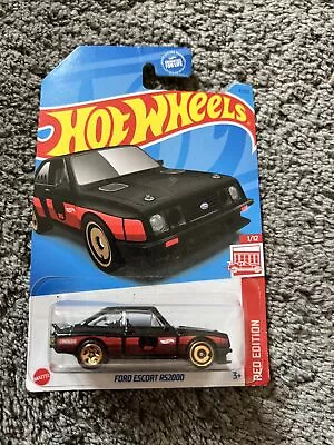 Buy Hot Wheels Ford Escort RS2000 Red Edition US ExclusiveDie-cast • 16.99£