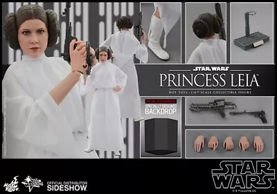 Buy Star Wars Hot Toys MMS298 Special Edition Princess Leia A New Hope NEW • 649.99£