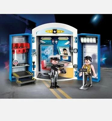 Buy Playmobil 70306 City Action Police Station Kids Play Box Brand New In Box • 23.99£