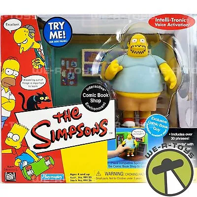 Buy The Simpson's The Comic Book Shop Interactive Environment 1990 Mattel NEW • 54.22£