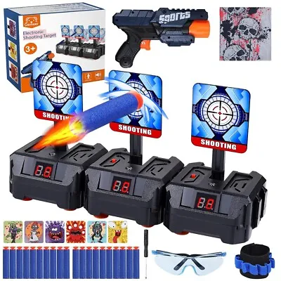 Buy Gemeer Electronic Shooting Target Toy For Nerf Guns - Auto Reset With Full Kits • 18.50£