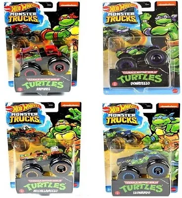 Buy Hot Wheels Teenage Mutant Ninja Turtles Die Cast Monster Trucks 1:64 Official • 13.99£