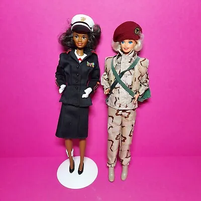 Buy Barbie Dolls, Marine Barbie & Army Barbie, Mattel  • 79.68£