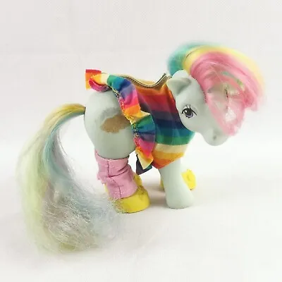 Buy Vintage G1 1983 My Little Pony Sunlight Rainbow + Flashprance Outfit Bundle • 24.99£