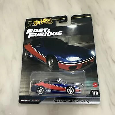 Buy Hot Wheels 2024 Premium Fast And Furious Nissan Silvia S15 • 9.99£