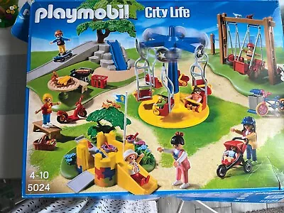 Buy PLAYMOBIL: City Life - Children's Playground (5024) Plus Extra Playground Eq • 40£