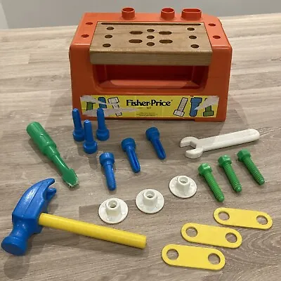 Buy Vintage Fisher Price Workbench Childs Toy 1980’s • 10£
