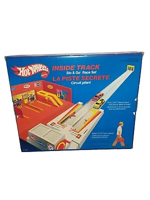 Buy Hot Wheels Inside Track Metropista Sto & Go Race Set Mattel #3808 Vintage 80s  • 154.44£