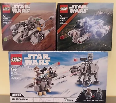 Buy Lego Star Wars 75298 75321 75363 AT-AT Tauntaun Razor Crest N1 Starfighter,M/F • 43£