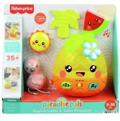 Buy Fisher-Price Paradise Pals Magical Lights & Tunes Pineapple 6-36 Months • 23.99£